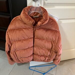 velvet Puffer Jacket